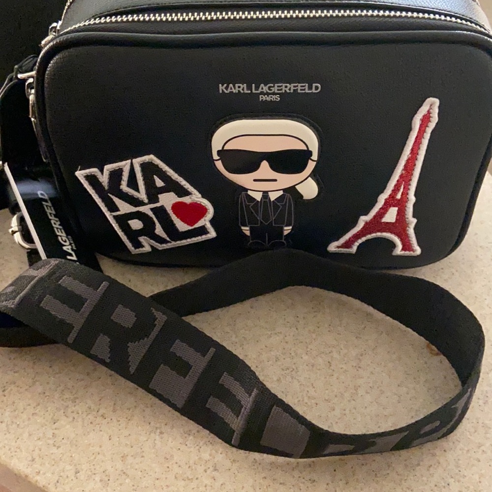 Karl lagerfeld black purse